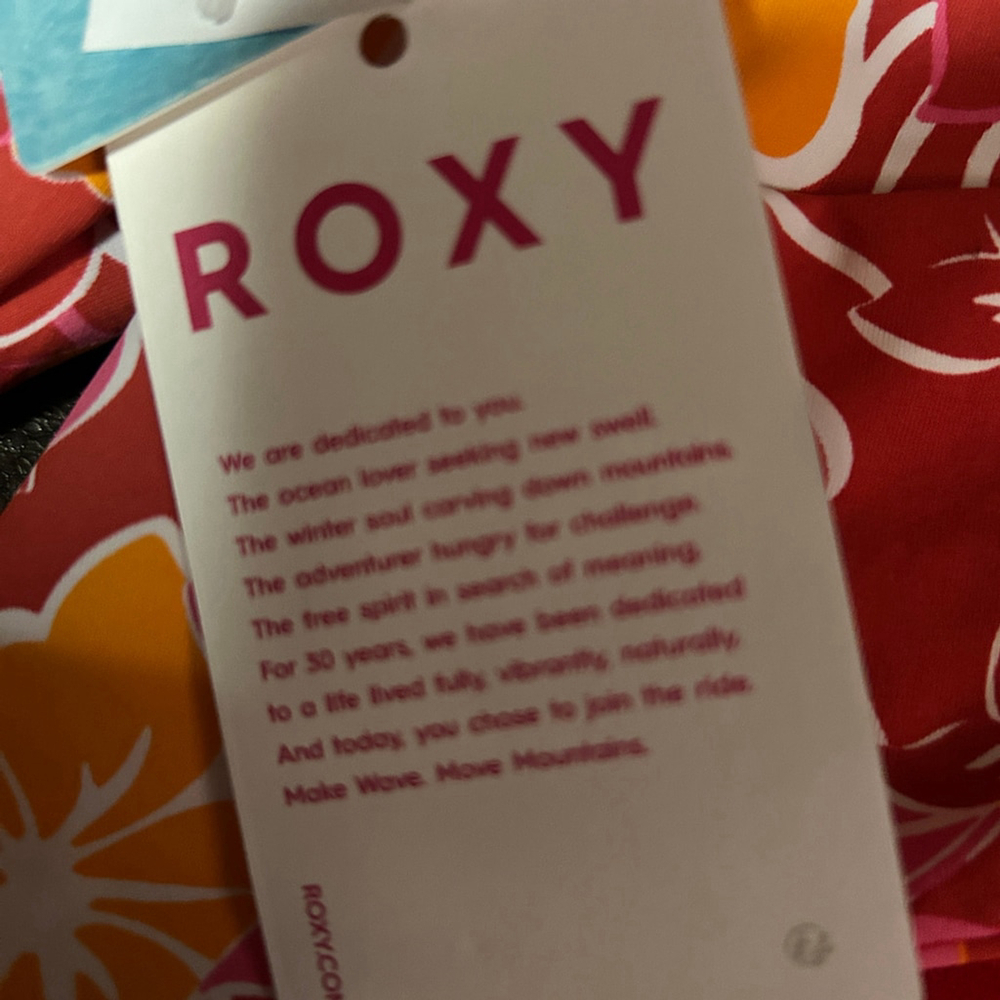 Roxy Glassy Tides Swim Top - Women's XXL - Floral Print - Picture 8 of 10